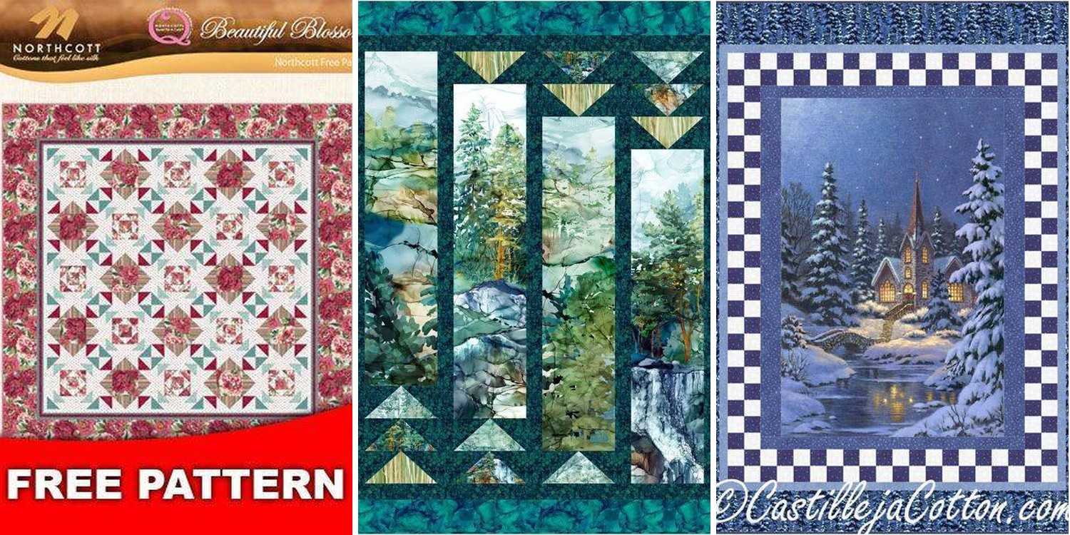 23 Northcott Fabrics Free Patterns