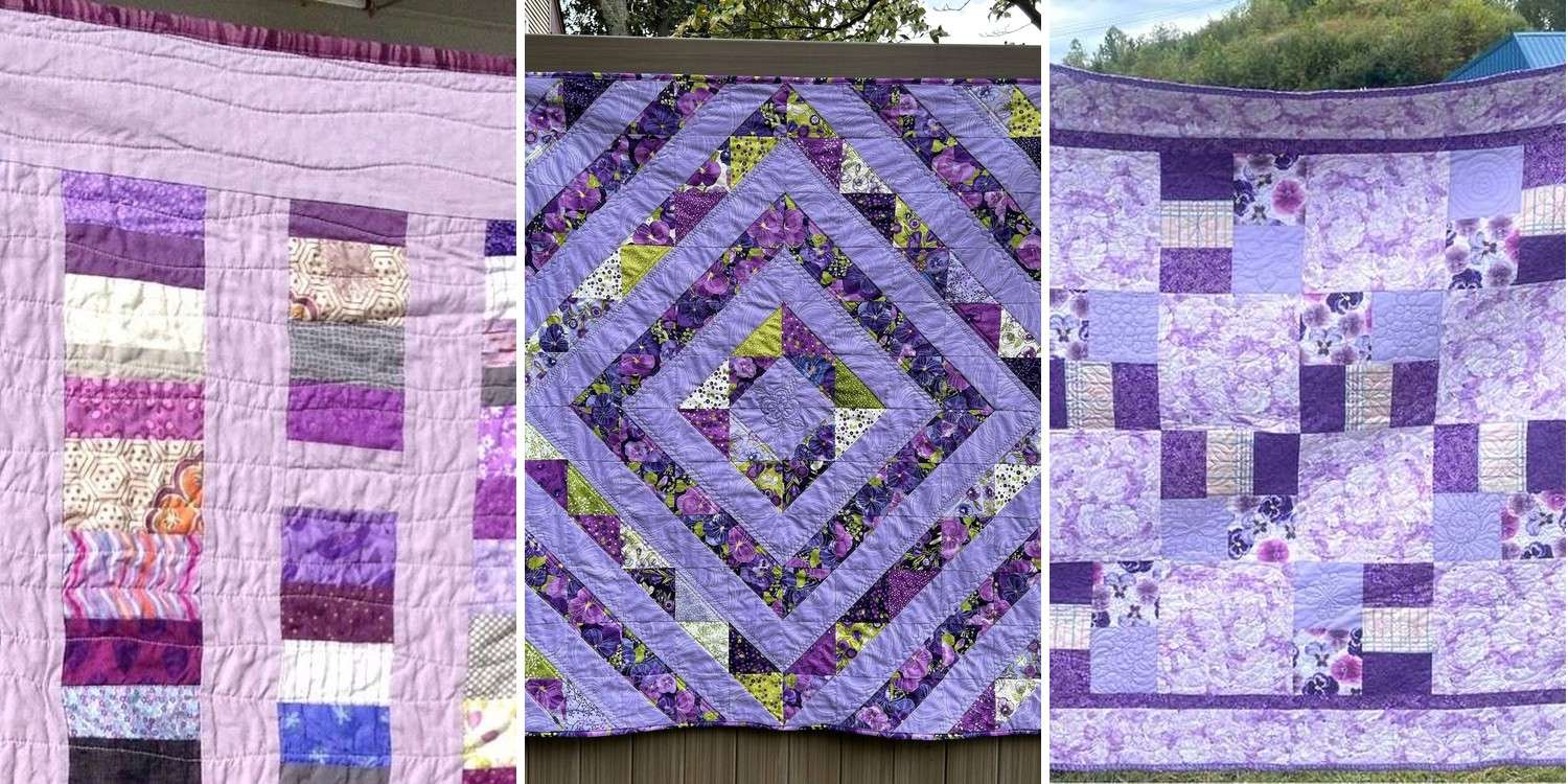 11 Purple Quilt Ideas