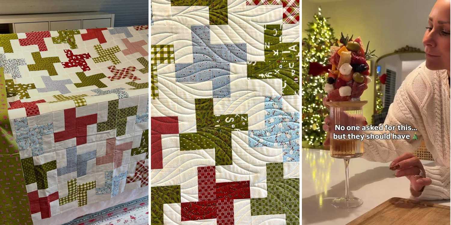 13 Christmas Potato Chip Quilt Patterns