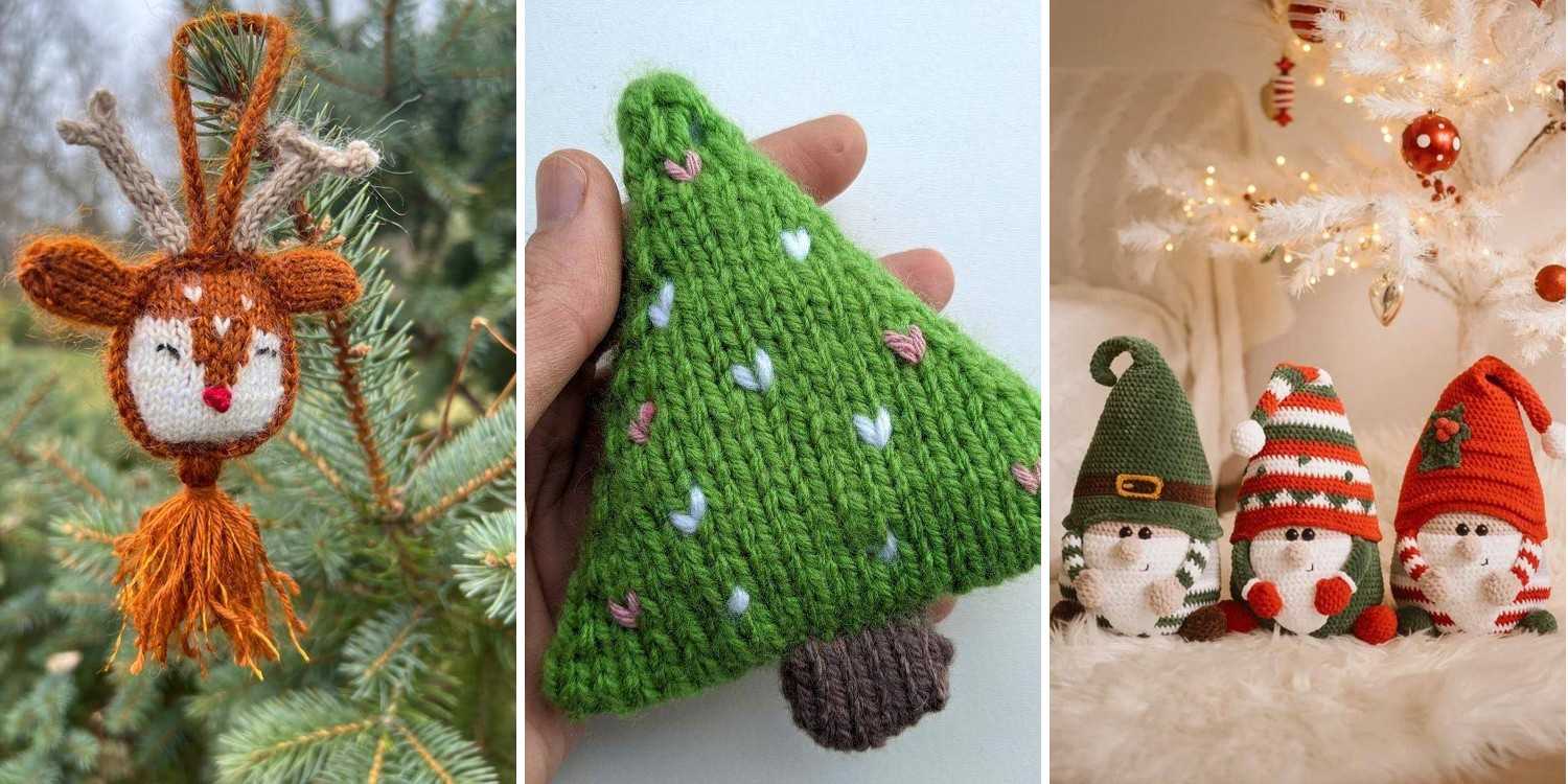 25 Knitted Christmas Decor Patterns