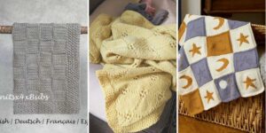 24 Knitted Baby Blanket For Charity Patterns 21
