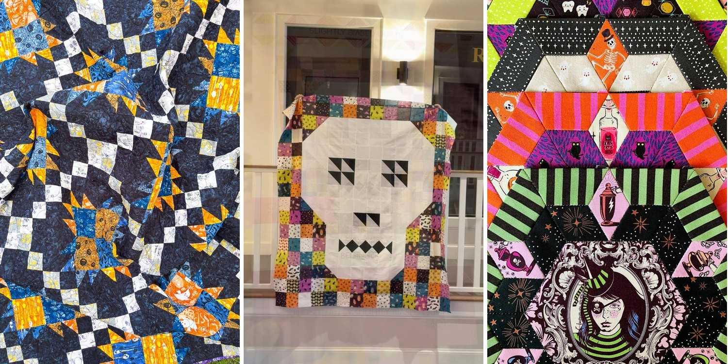 24 Tula Pink Quilt Patterns for Halloween