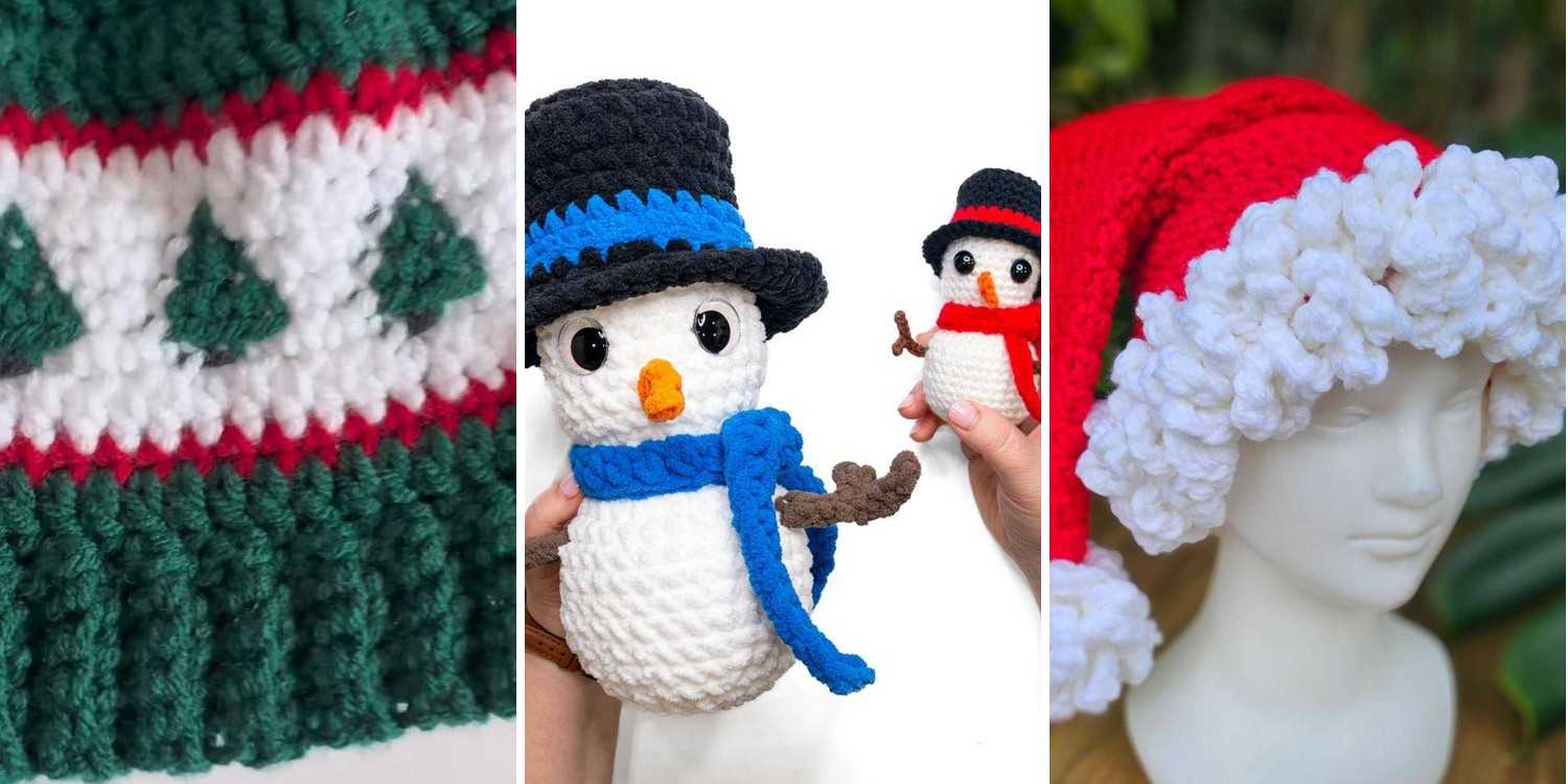 23 Crochet Christmas Garland Patterns