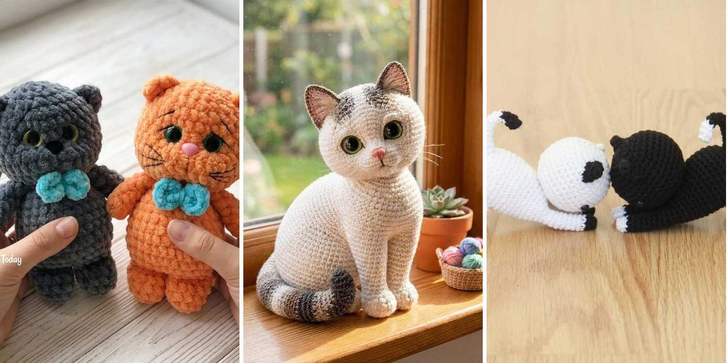 25 Crochet Toys For Cats