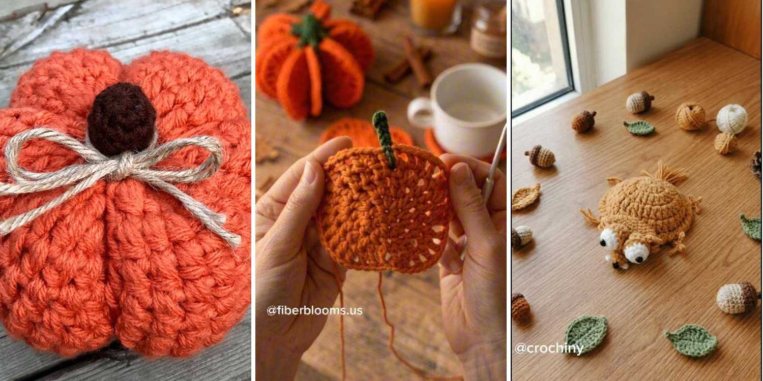 25 Crochet Thanksgiving Applique Patterns