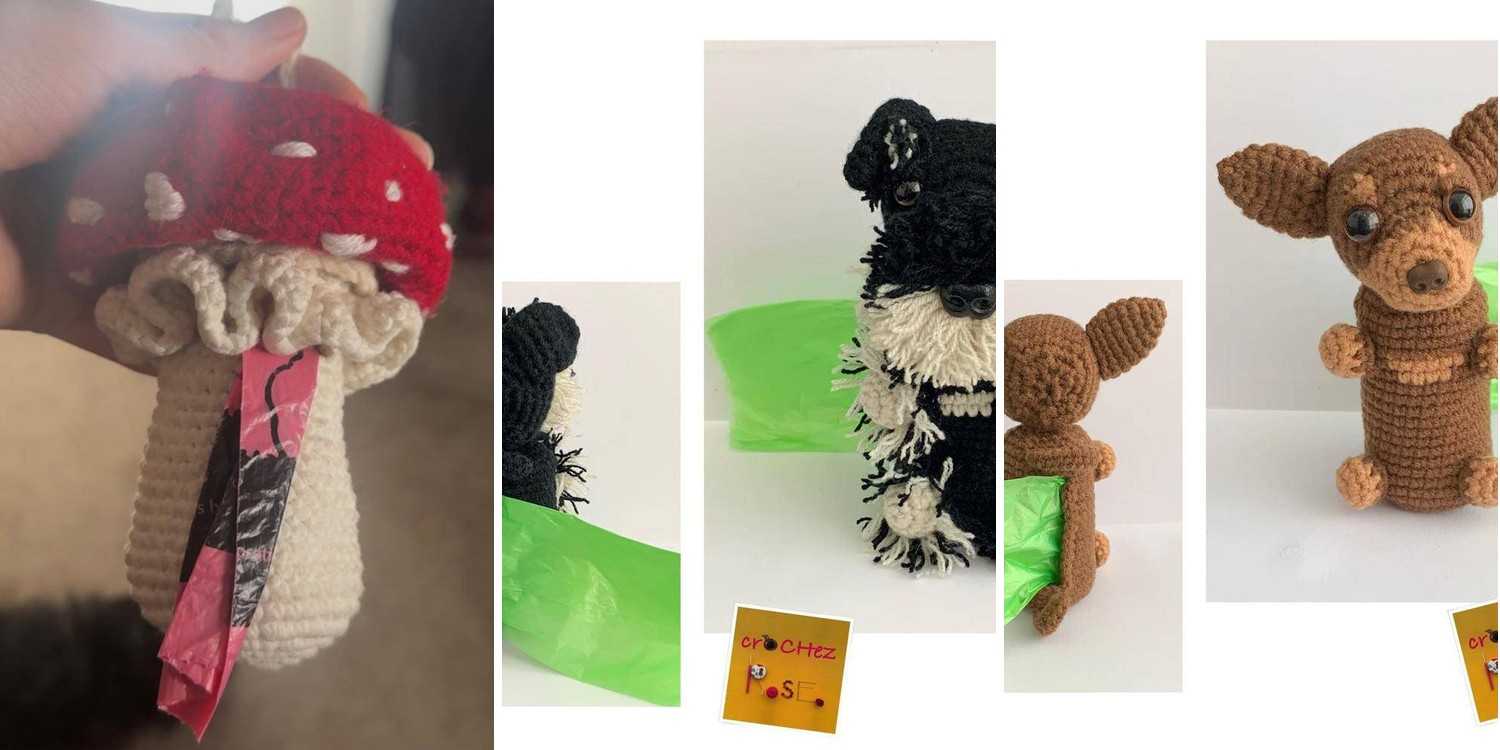 22 Crochet Dog Poop Bag Holder Patterns