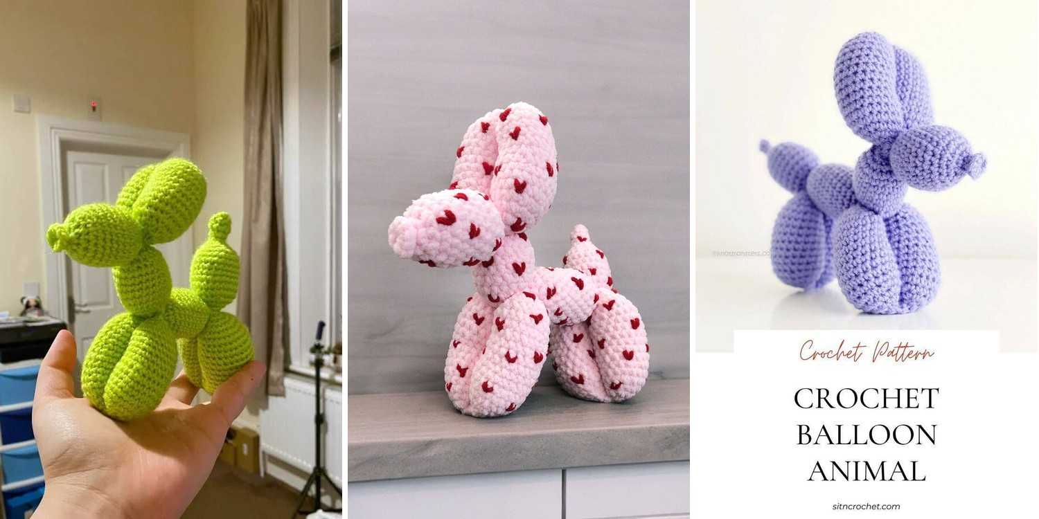 28 Amigurumi Balloon Animal Patterns