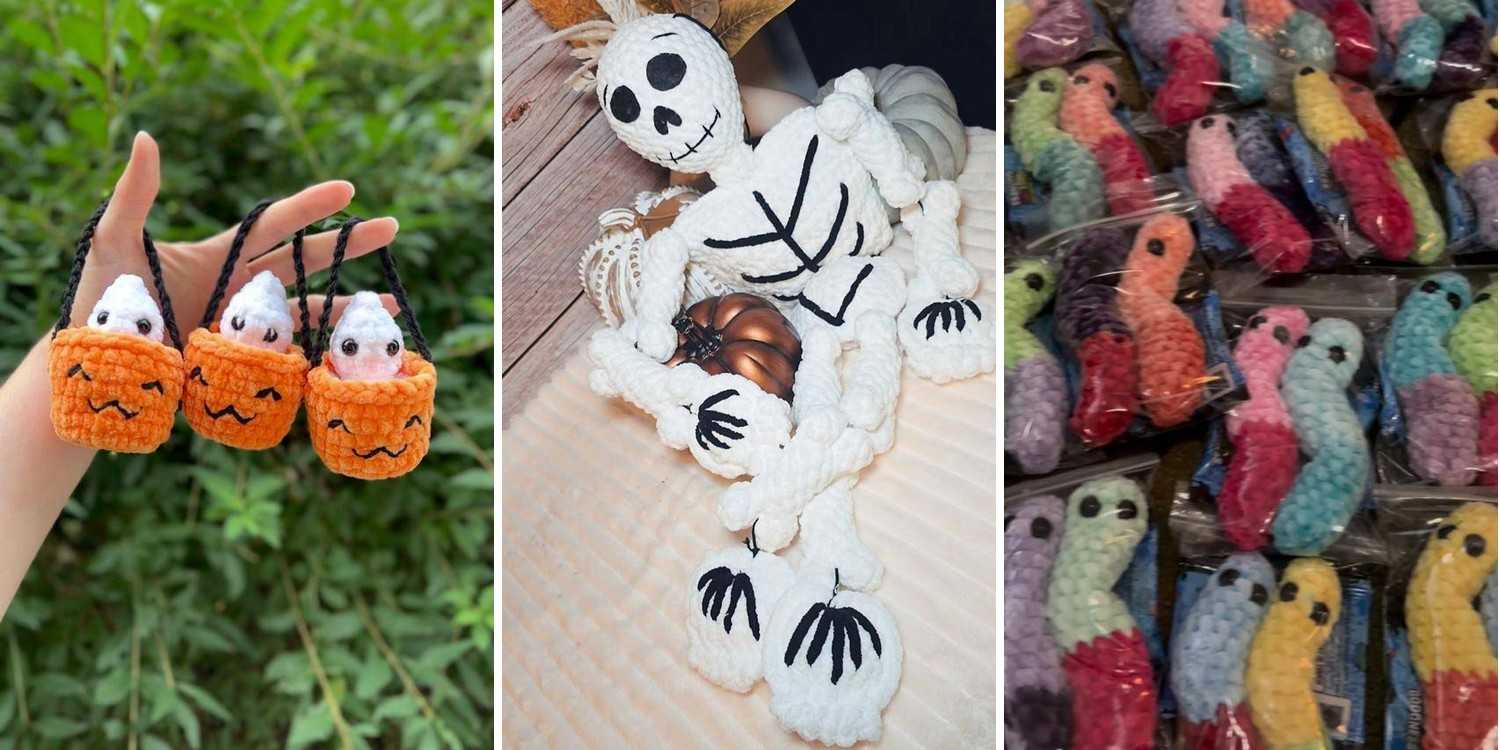 30 Halloween Crochet Fidget Toys