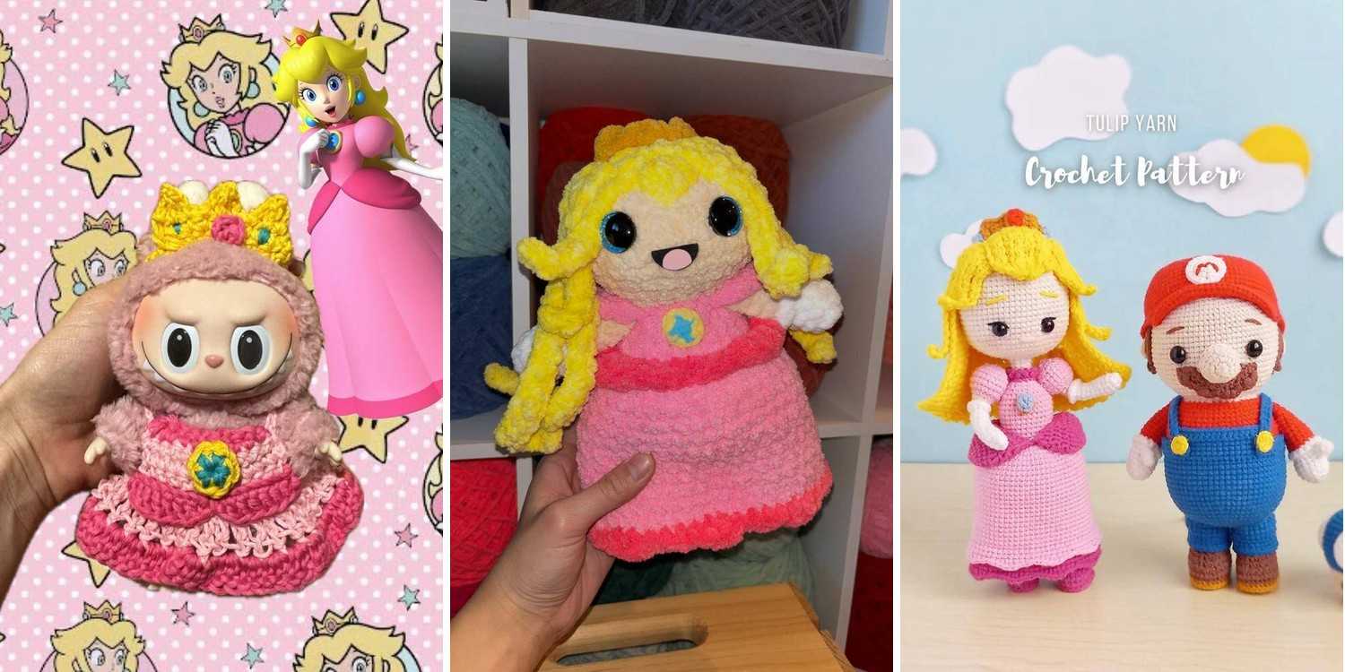 24 Princess Peach Crochet Character Patterns