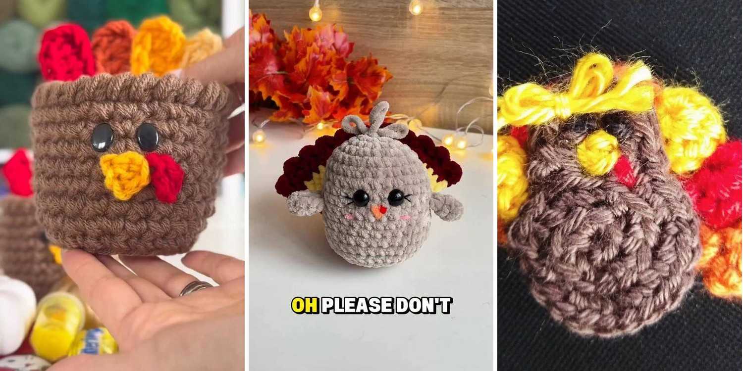 26 Crochet Turkey Thanksgiving Crochet Patterns