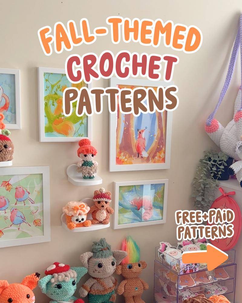 Adorable Amigurumi Fall Critters Crochet Patterns