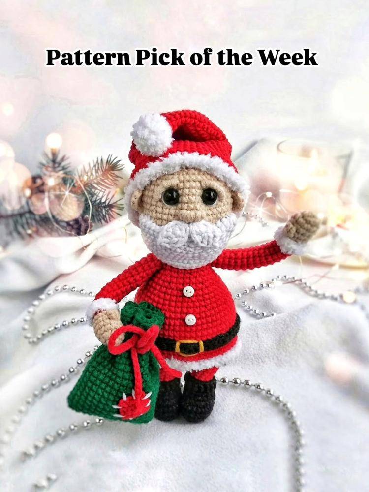 Adorable Amigurumi Santa Claus Crochet Project