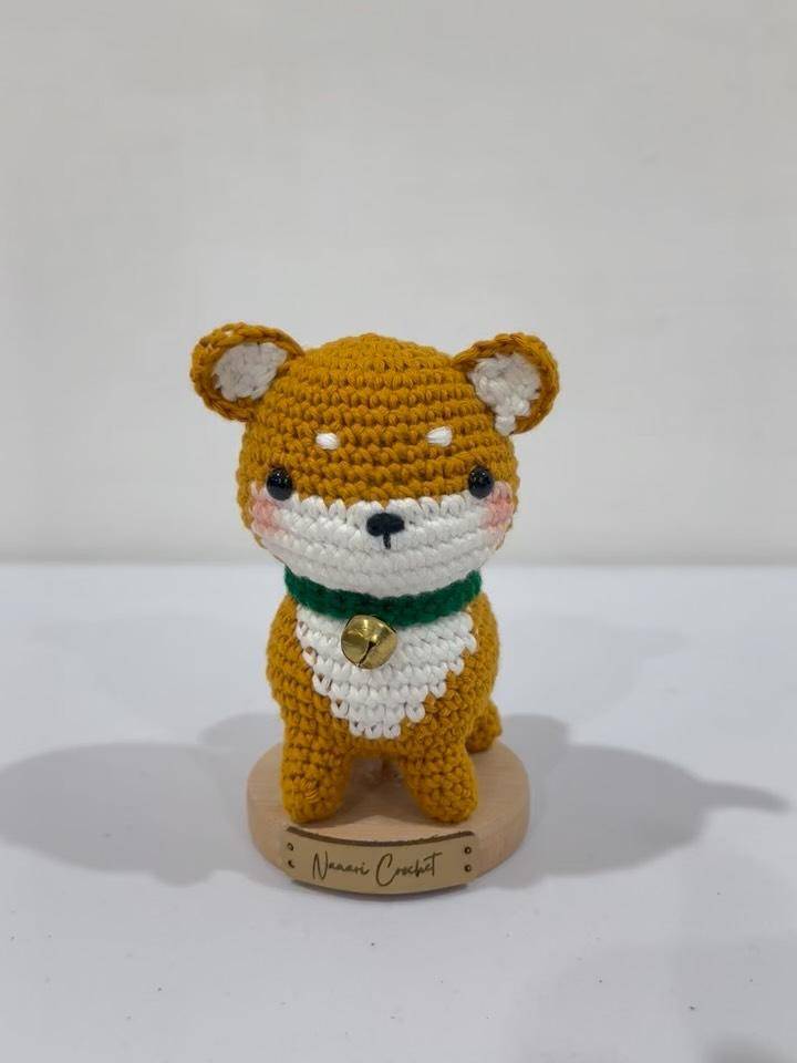 Adorable Amigurumi Shiba Inu Crochet Dog
