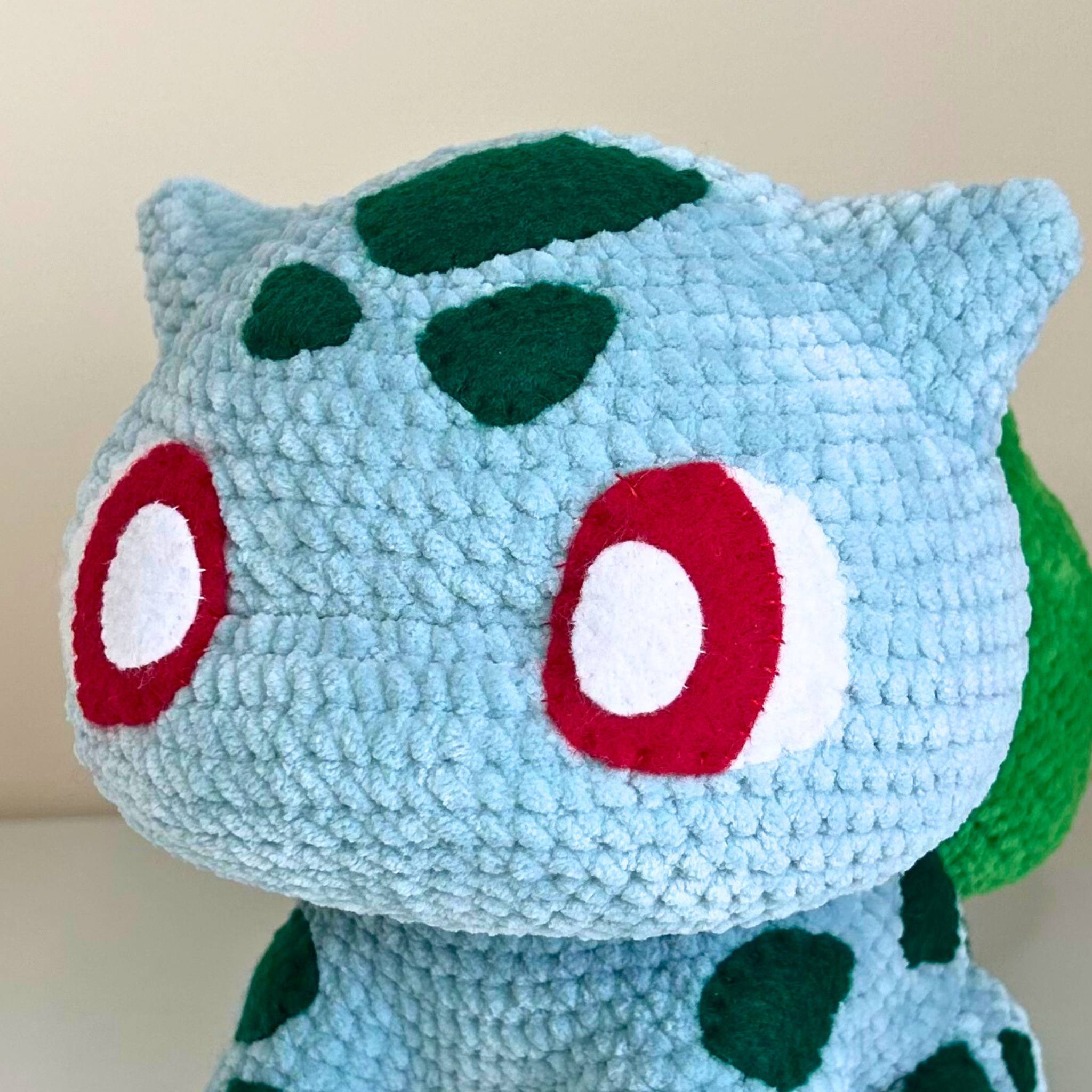 Adorable Bulbasaur Amigurumi Crochet Plush