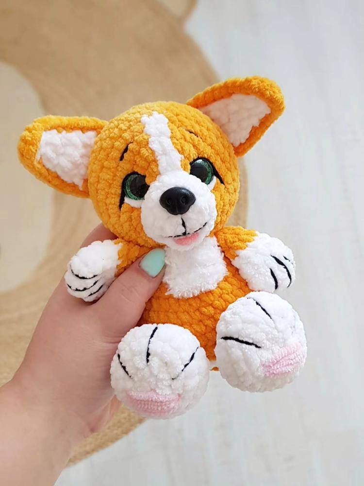 Adorable Corgi Amigurumi Crochet Dog