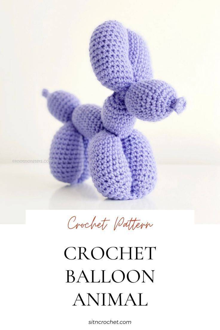 Adorable Crochet Balloon Animal Amigurumi