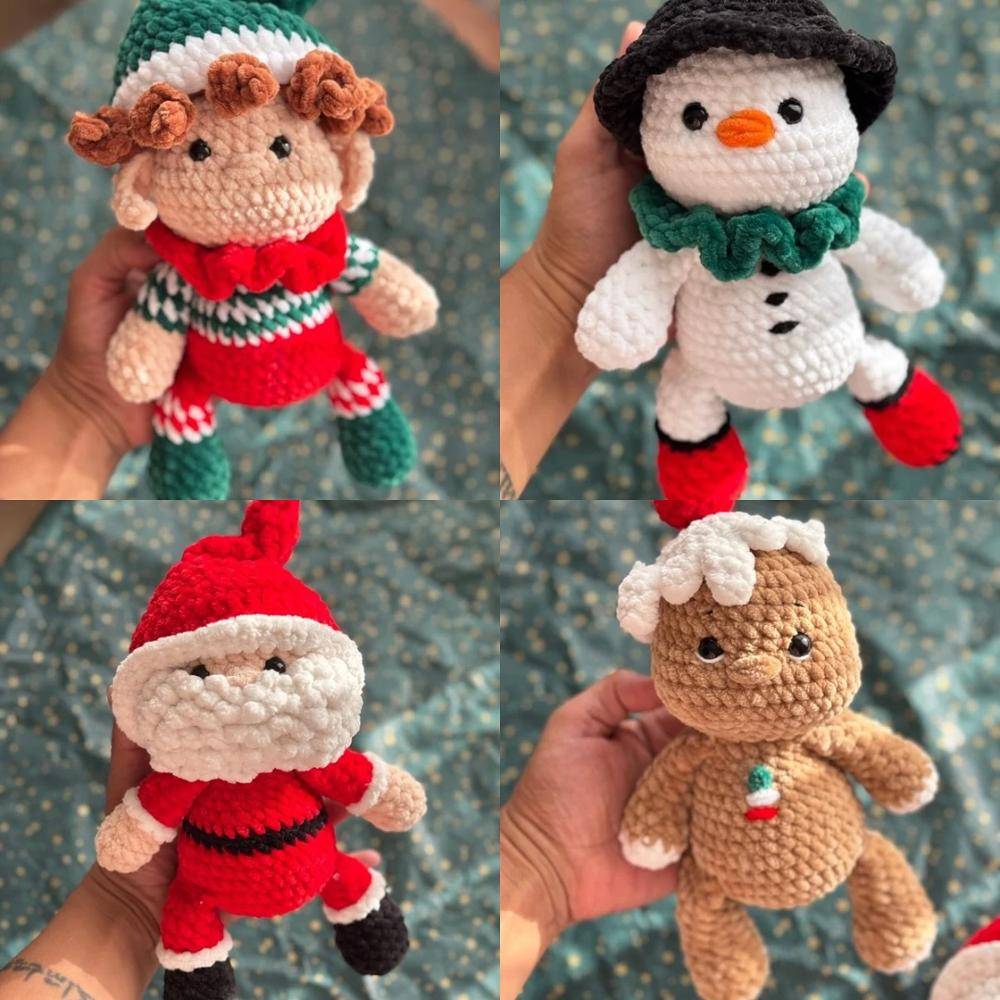Adorable Crochet Christmas Characters