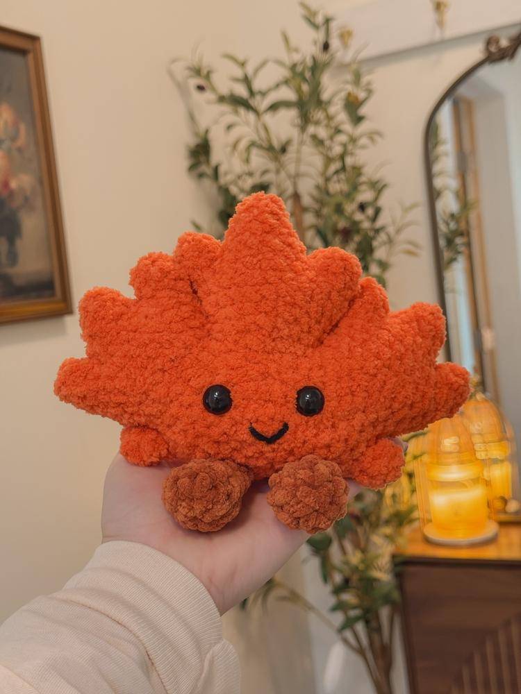Adorable Crochet Maple Leaf Amigurumi Friend