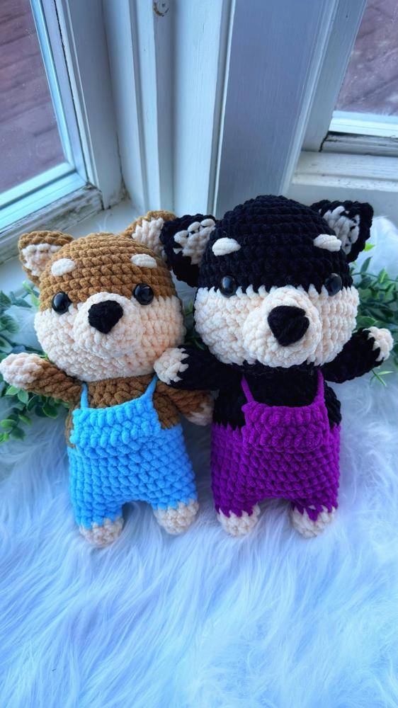 Adorable Crochet Shiba Inu Amigurumi Duo