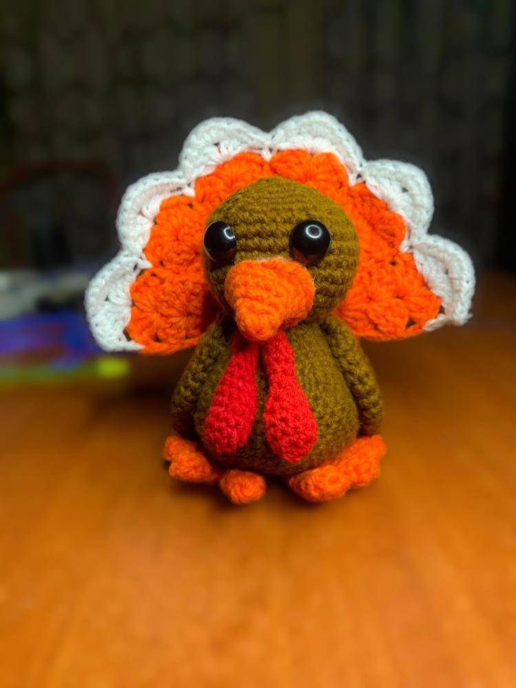 Adorable Crochet Turkey Amigurumi