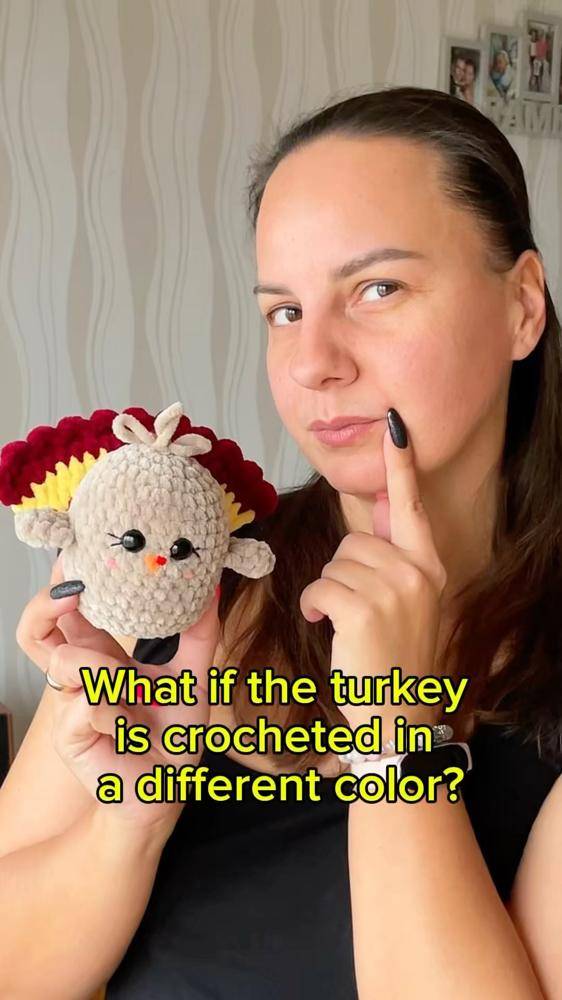 Adorable Crochet Turkey Amigurumi Project