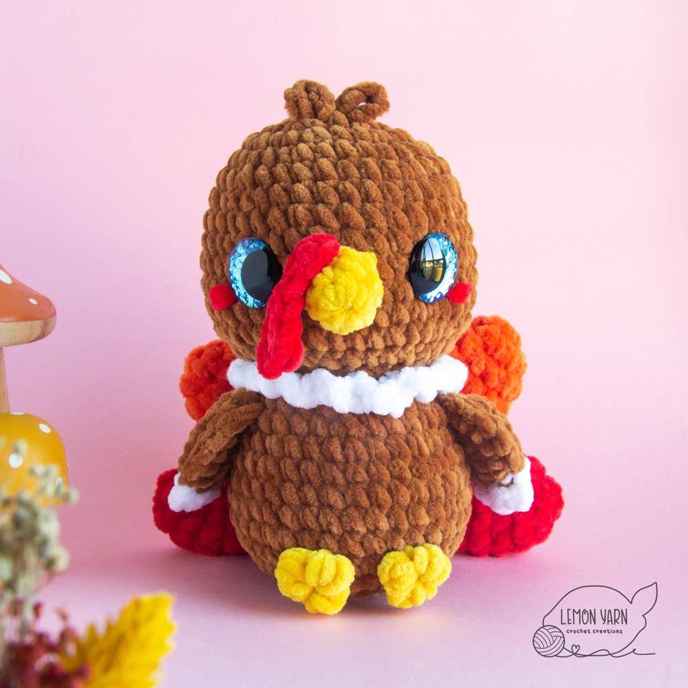 Adorable Crochet Turkey Amigurumi for Thanksgiving
