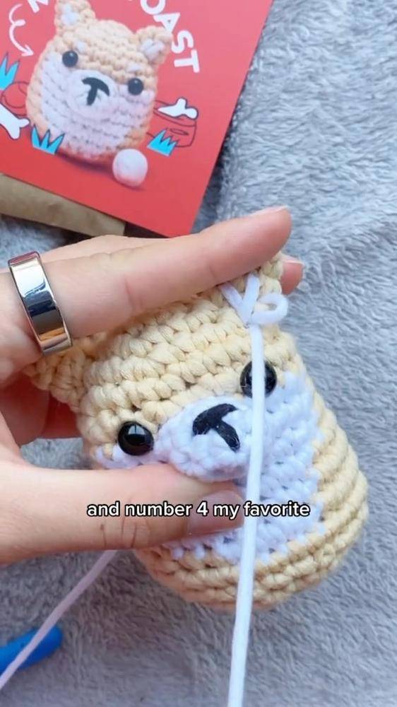 Adorable Shiba Inu Amigurumi Crochet Project