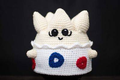 Adorable Togepi Inspired Crochet Hat