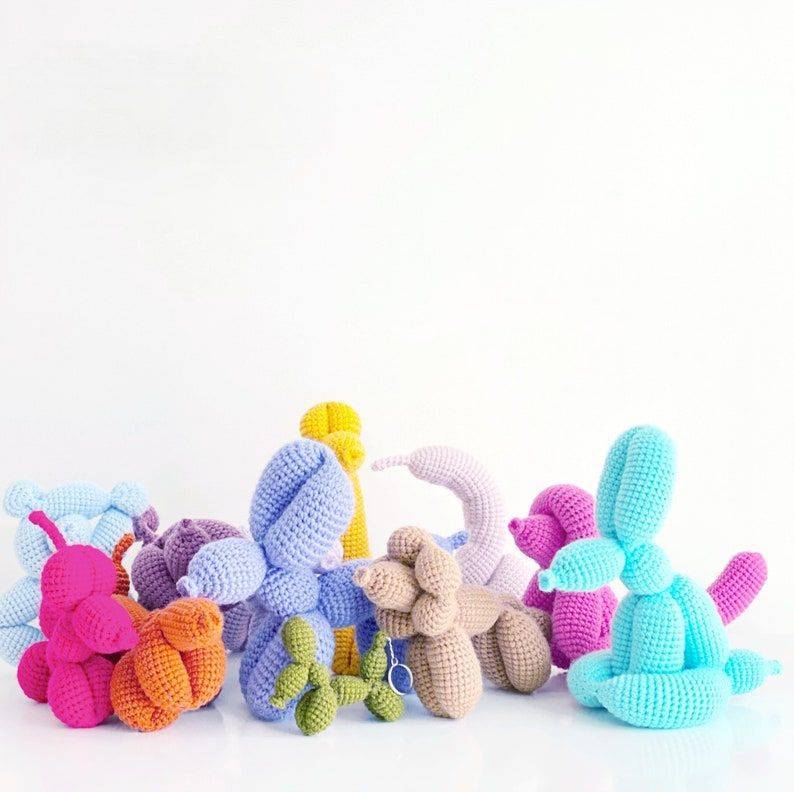 Amigurumi Crochet Balloon Animals Collection