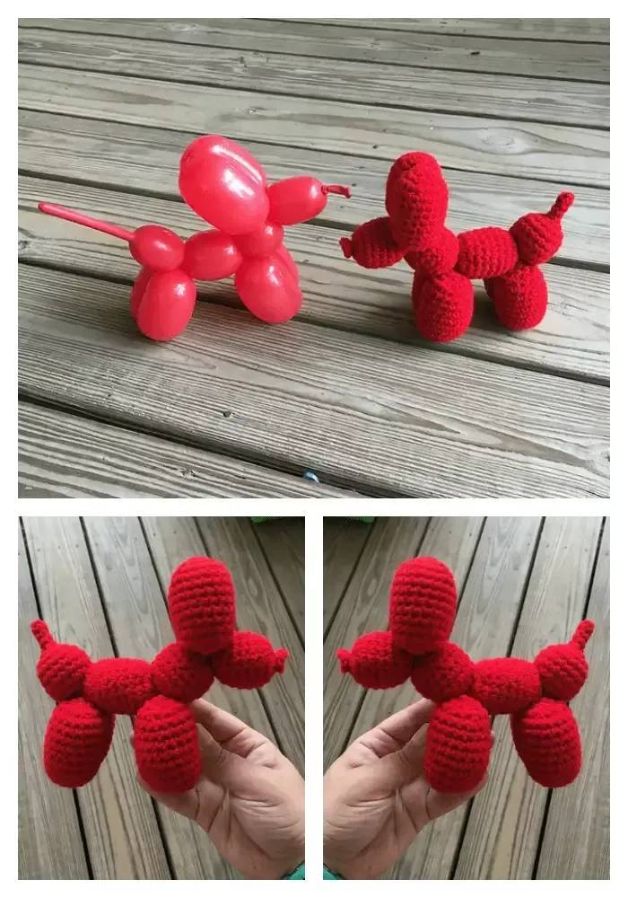 Amigurumi Crochet Balloon Dog Pattern