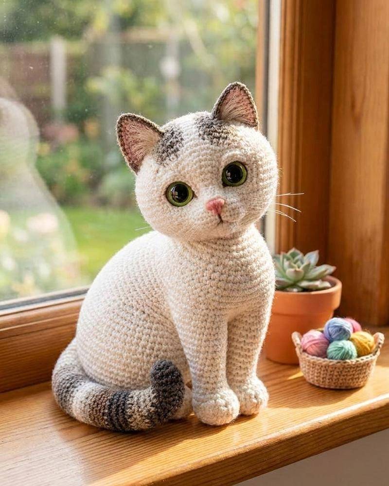 Amigurumi Crochet Cat Companion