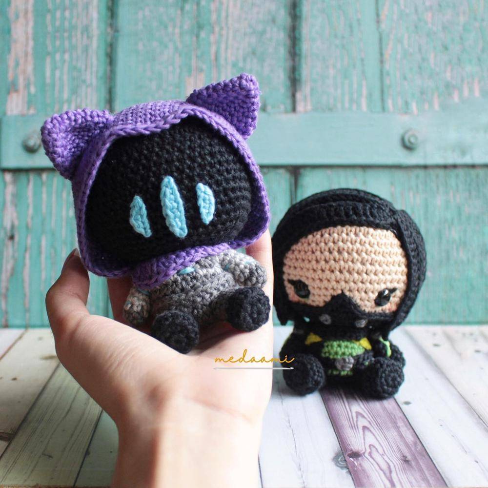 Amigurumi Crochet Character Duo