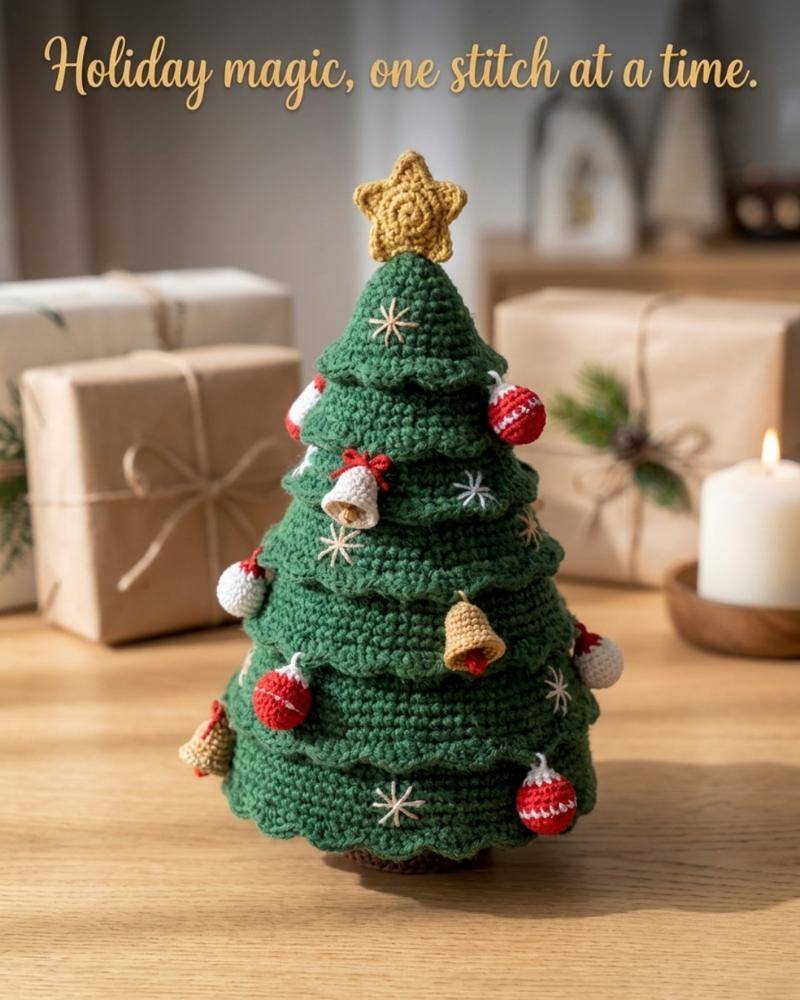 Amigurumi Crochet Christmas Tree Decoration