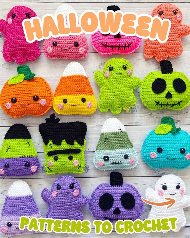 Amigurumi Crochet Halloween Characters