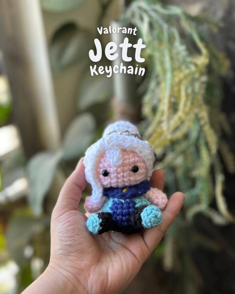 Amigurumi Crochet Jett Keychain