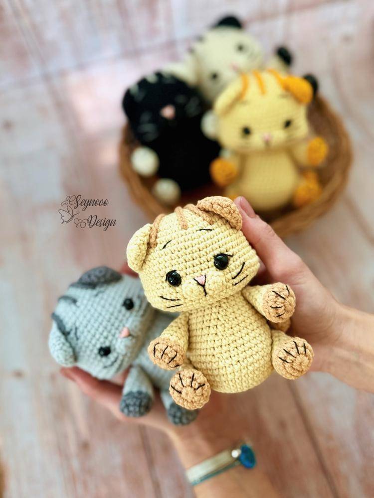 Amigurumi Crochet Kitten Toys