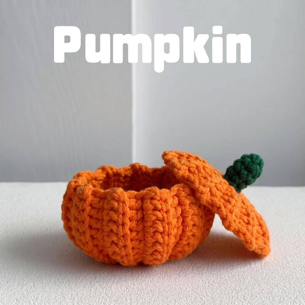 Amigurumi Crochet Pumpkin Basket