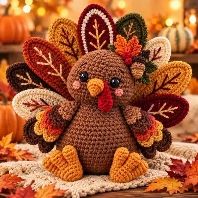 Amigurumi Crochet Turkey Pal