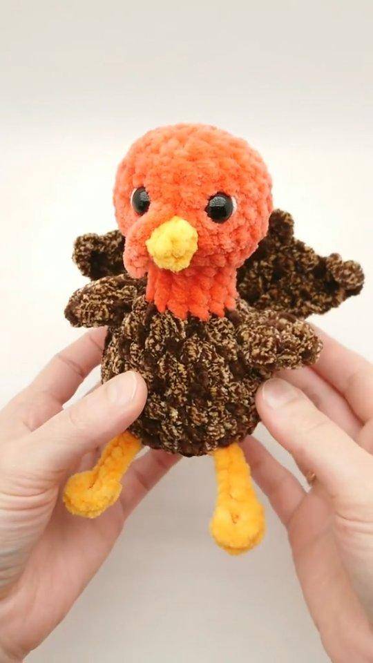 Amigurumi Crochet Turkey Toy