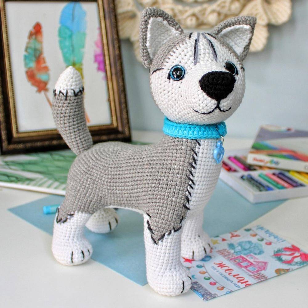 Amigurumi Husky Dog Crochet Toy