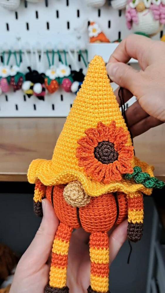 Amigurumi Pumpkin Gnome Crochet Pattern