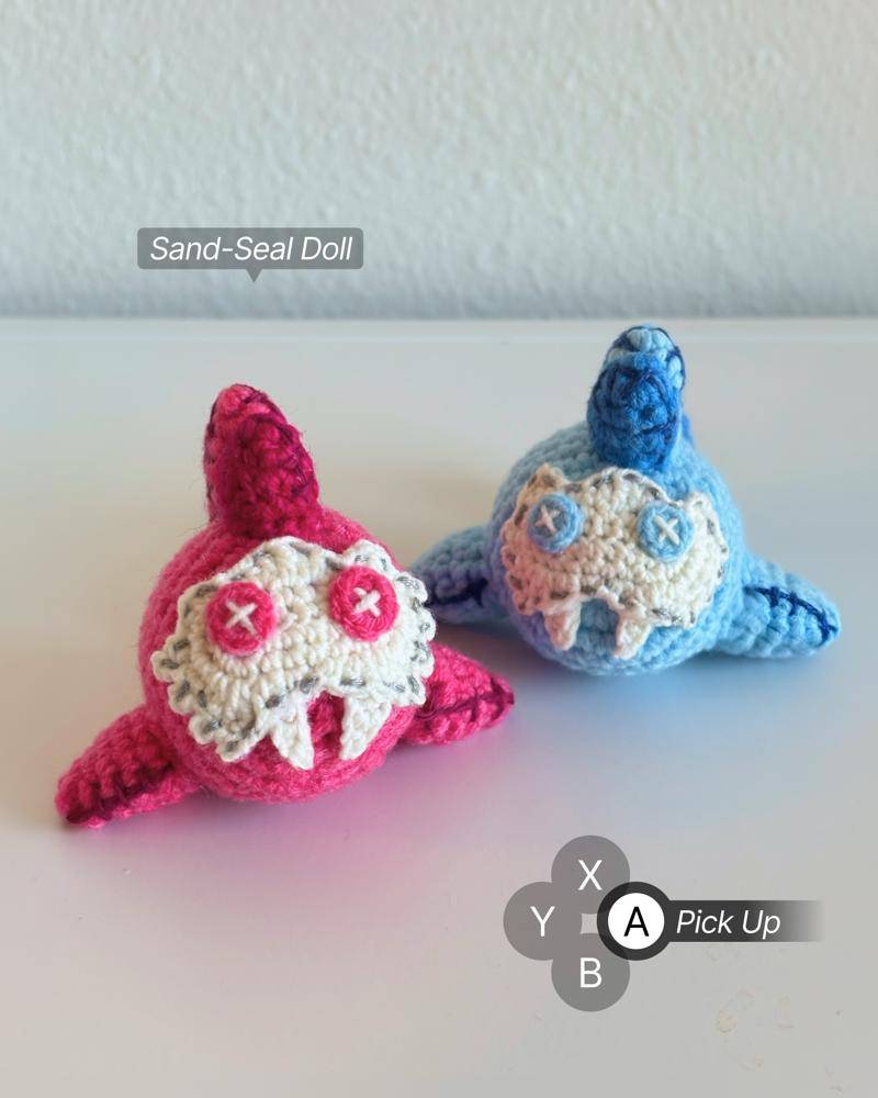 Amigurumi Sand-Seal Doll Crochet Project