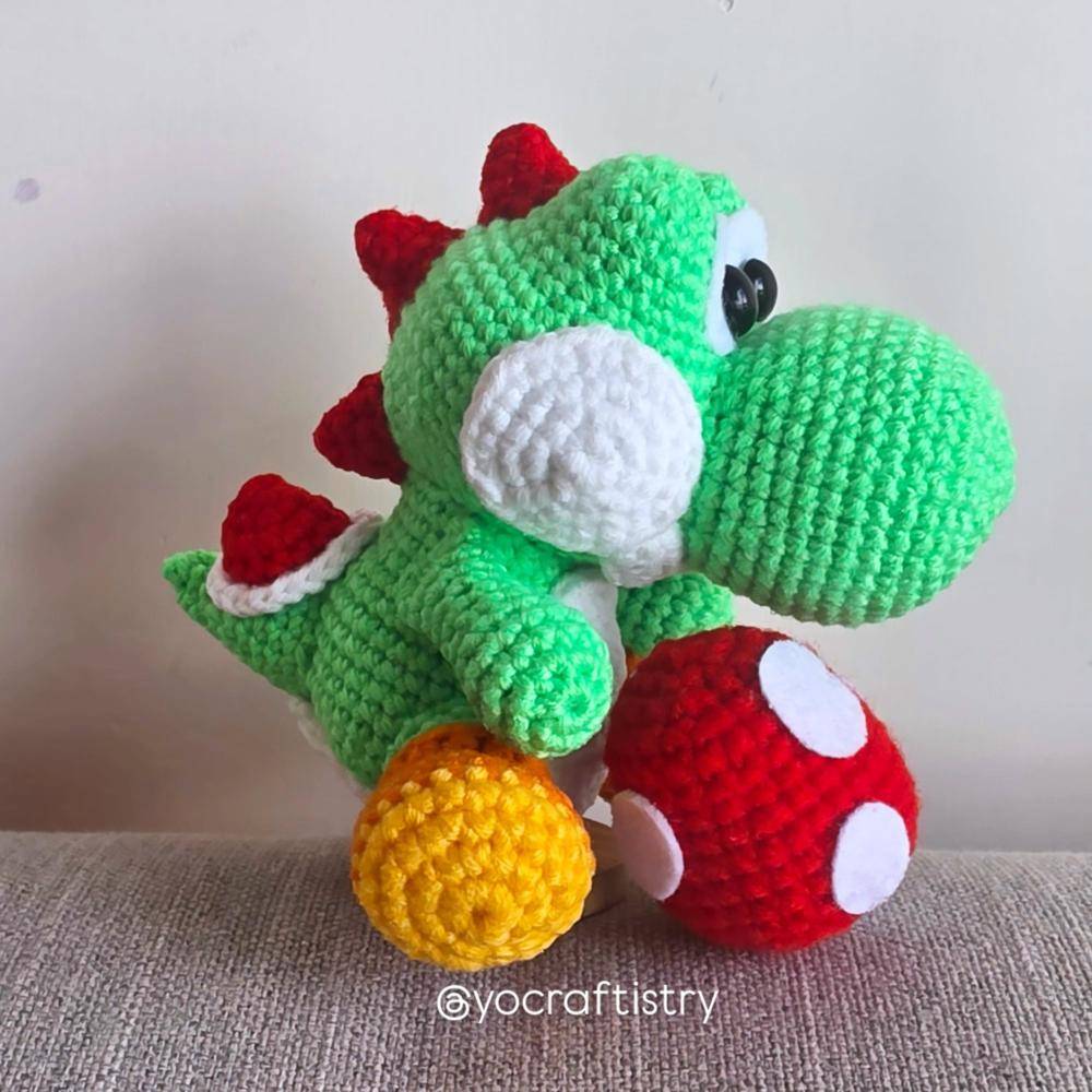 Amigurumi Yoshi Crochet Character Project