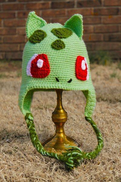 Bulbasaur Pokémon Character Crochet Hat