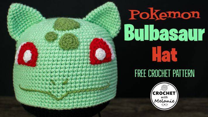 Bulbasaur Pokemon Crochet Hat Project
