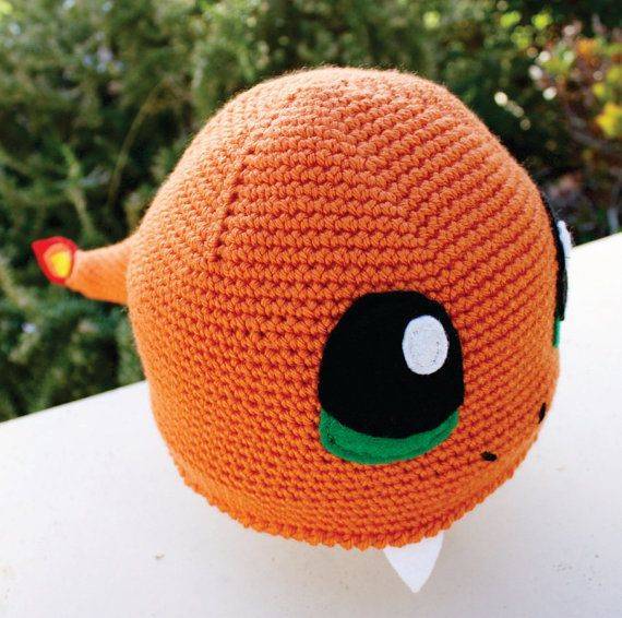 Charmander Inspired Crochet Hat
