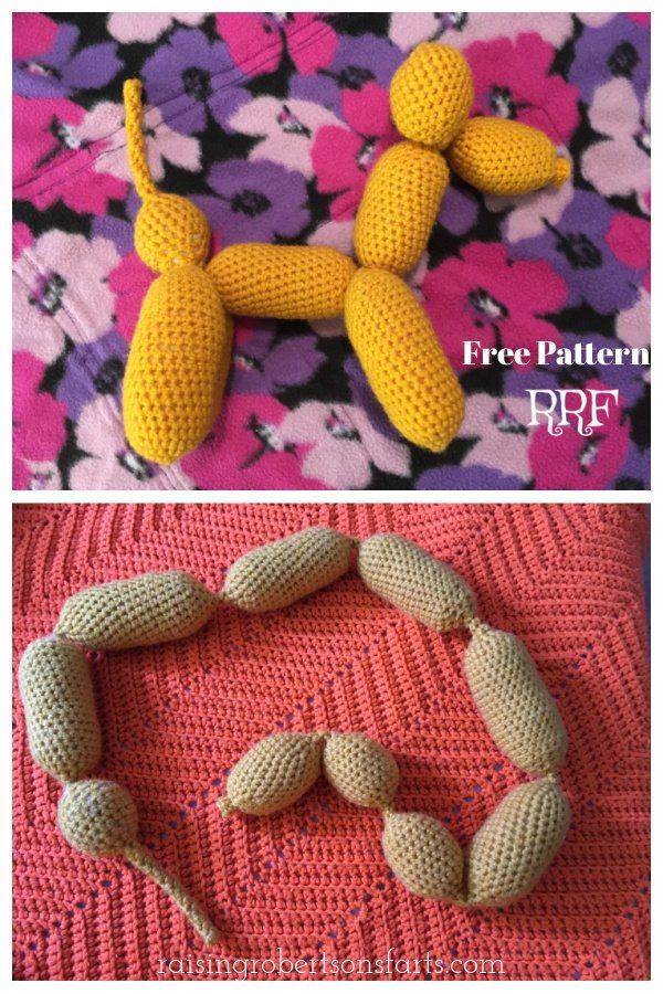 Charming Amigurumi Balloon Dog Craft