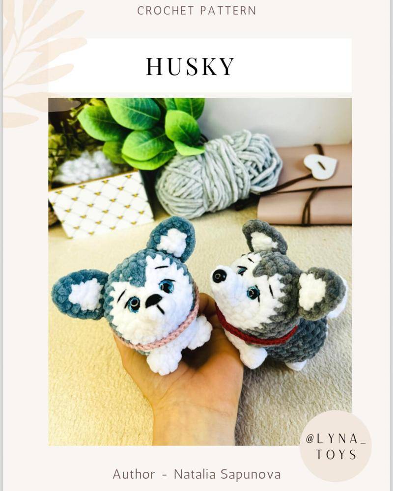 Charming Amigurumi Husky Crochet Pals