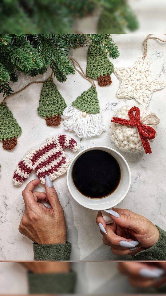 Charming Crochet Christmas Ornaments Collection