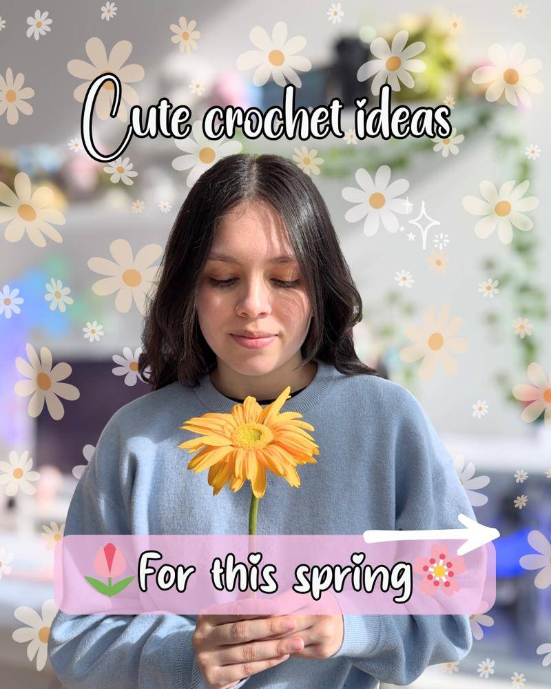 Charming Crochet Daisy Applique